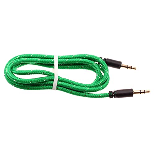 Cable Auxiliar Audio 3.5mm Compatible Amazon Fire 7 Kids Verde