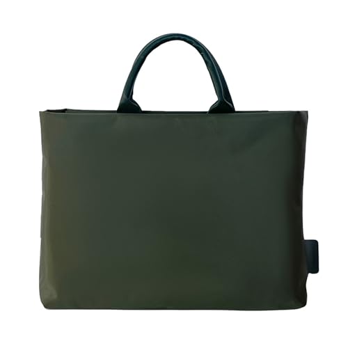 Bolsa para portátil con bolsa de transporte para mujeres y hombres, negocios, portátil, ordenador portátil, bolsa de mensajero, bolsa de viaje, verde