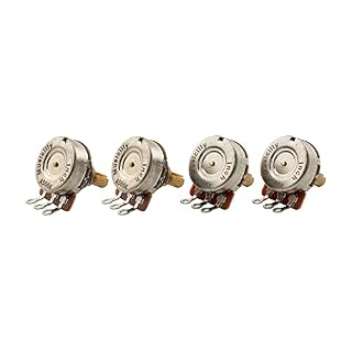 Musiclily Pro A500K+B500K Laiton Fin 24 Cannelures Potentiomètre Audio Linéaire Axe Cannelé pour USA Guitare électrique… - Les Beatles, Paul McCartney, John Lennon, RIngo Starr, George Harrison Musiclily Pro A500K+B500K Laiton Fin 24 Cannelures Potentiomètre Audio Linéaire Axe Cannelé pour USA Guitare électrique… – Image 4