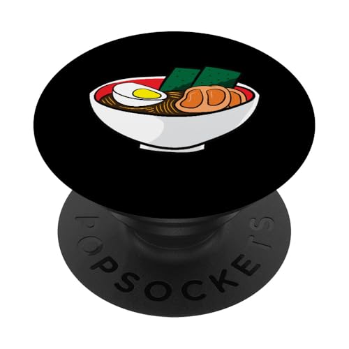 Ramen Noodles Japanese Food Love Ramen PopSockets PopGrip Adhésif