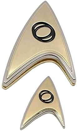 Quantum Mechanix Star Trek: Discovery - Enterprise Science Badge and Pin Set image 2