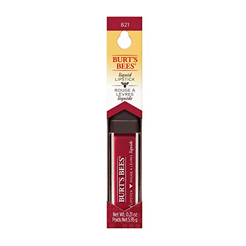 Burt's Bees 100% Natural Glossy Liquid Lipstick, Drenched Dahlia, 1 Tube #TOP20