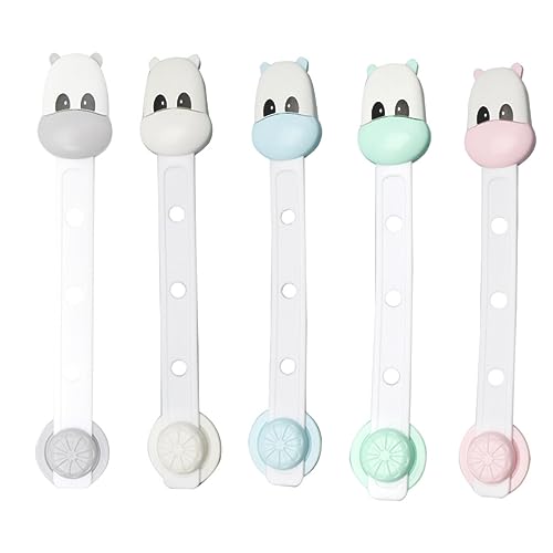 RORPOIR 5個 ロック キャビネット 引き出し 冷蔵庫用 チャイルドセーフティ保護ロック 耐久性設計 取り付け簡単