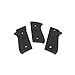 Hogue Rubber Grip Panel Set for Taurus PT-92, PT-99, PT-100, PT101, PT-92AR, Black - 99010