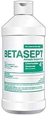 Betasept Antiseptic Surgical Scrub 4% Chlorhexidine Gluconate, 4 Oz