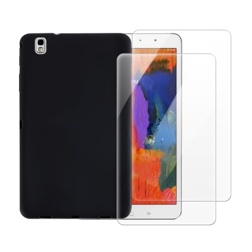 Funda Samsung Tab Pro 8.4 para usar en la oficina con protector de vidrio