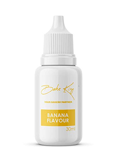 Image of BAKE KING Combo of Blueberry Banana and Vanilla Flavour Flavour 30ML Each Essence for Baking Cakes Jams Jelies Cookies Ice Creams and Puddings Liquid Food Essence (Set of 3)
