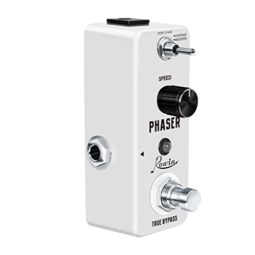Rowin Analog Phaser Guitar Pedal with Vintage and Modern Modes Classic Sound 70's for Electric Guitar Bass True Bypass LEF-313 - Image 2
