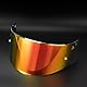 PSLER Helm Visier für LS2 Outer FF320 Rapid FF353 Assault FF328 Stream FF800,Helmvisier Getöntes Visier Motorradhelm Zubehör Ersatz(Tiefes Rot)