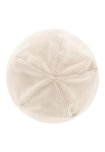 Sterntaler Beanie in Cord Optik Unisex - Baby und Kinder Mütze gefüttert mit Baumwollfleece - Natur, 43