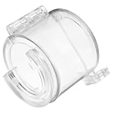 MAGICLULU Druckknopfabdeckung Not aus Tastensperre aus Kunststoff Transparent mit Abnehmbarem Boden für Runde Druckknopfschalter Schutzkappe für Industrie und Maschinen