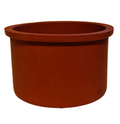 HUGE 54L DEMIJOHN BUNG #13.5~75mm Straight Sided Drilled Red Rubber Bung 3