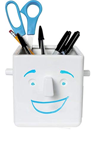 30 Watt Face Plant, Novelty Planter Holds Small Plants, Glasses & You Can Draw On It. Elegant Ceramic Pot For Succulents, Cacti Or Your Average Fern, Perfect Gifting #TOP7