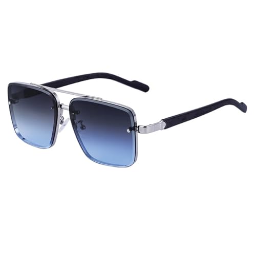 Lunettes de soleil carrées contre l'éblouissement de luxe