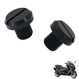 Tappi Foro Specchietti Per Yamaha TMAX 560 - Alluminio Colore Blu - Foto 13