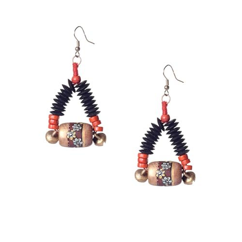 Image of Handcrafted Bohemian & Ethnic Earrings Collection for Women - Artistic, Nature-Inspired Statement Designs in Studs, Drops & Chandeliers