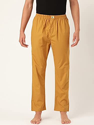 Image of Rajubhai Hargovindas Men's Pure Cotton Elastic Pyjama Lounge Pant | 100% Cotton | 2 Side Pockets |