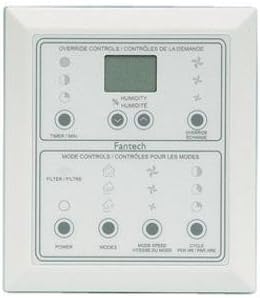 Fantech EDF7 Electronic Multifunction Dehumidistat, for Use with All Controlled HRV/ERVs