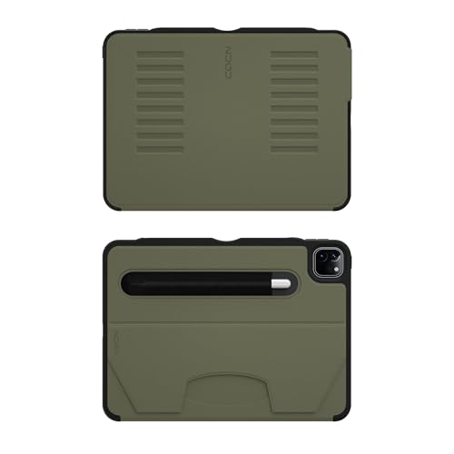 Image of ZUGU CASE iPad Pro 11 Case, Ultra Slim Protective Case /Cover Designed for iPad Pro 11 (6th / 5th Gen, M5 /M4) (2025 /2024) with Convenient Magnetic Stand (Auto Wake /Sleep) - Olive Green