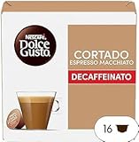 NESCAFÉ Dolce Gusto Cortado Descafeinado - Cápsulas de Café, 48 Cápsulas (3 x 16) - Originales para cafeteras Dolce Gusto