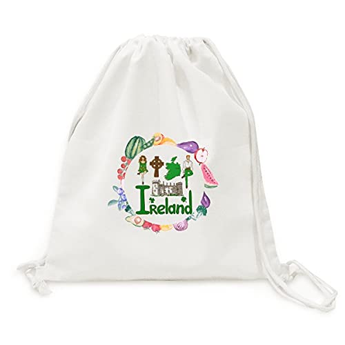 Sac de courses Irlande pliable pour vos fruits et légumes au marché