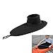 CAKEEYUM Kayak Spray Skirt Waterproof Skirt for Cockpit Kayaks Water Sports Accessory Black Kayak Spray, Deck, Hatch, Cockpit Deck Cover, Waterproof for