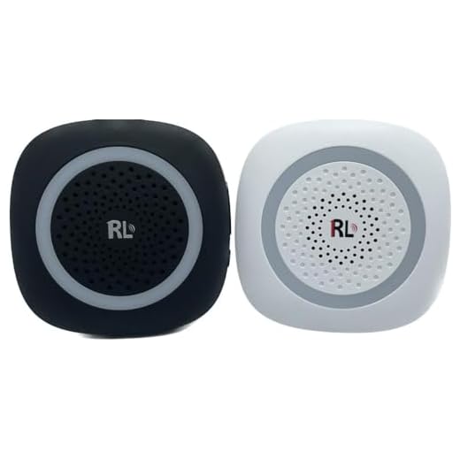 KOIX Campainha Led Sem Fio Volume Alto, com 60 Toques, Longa Distância (Branco)