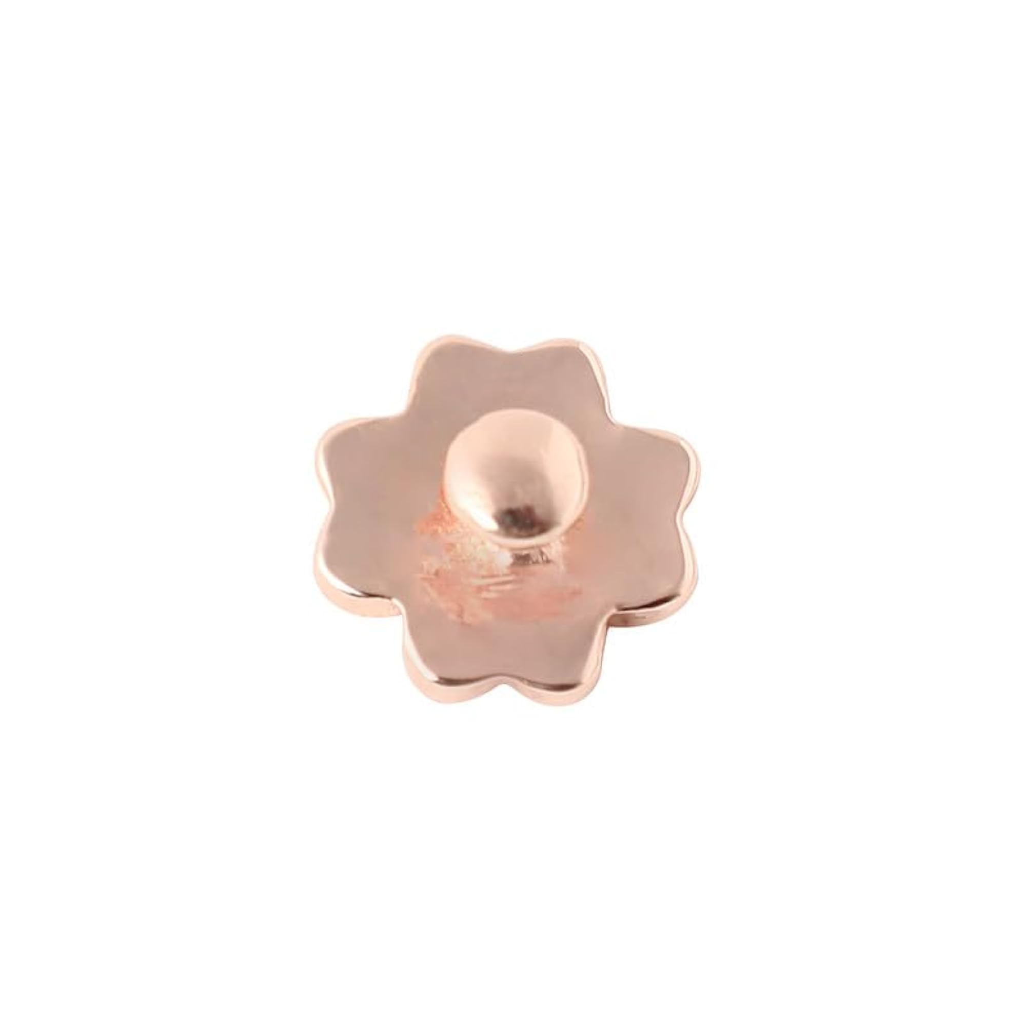 Women's Embellished Flower Watch Charm, Gold Colour