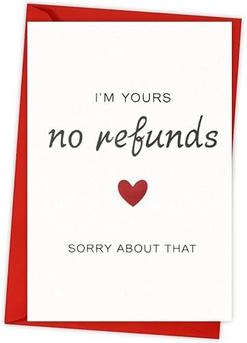 Mother’s Day Card for Wife from Husband, Romantic or Funny Anniversary Card for Couple, Cute Love Greeting Card for Wife Girlfriend or Boyfriend, Happy Mothers Day or Wedding Anniversary Card with Envelope - View 3