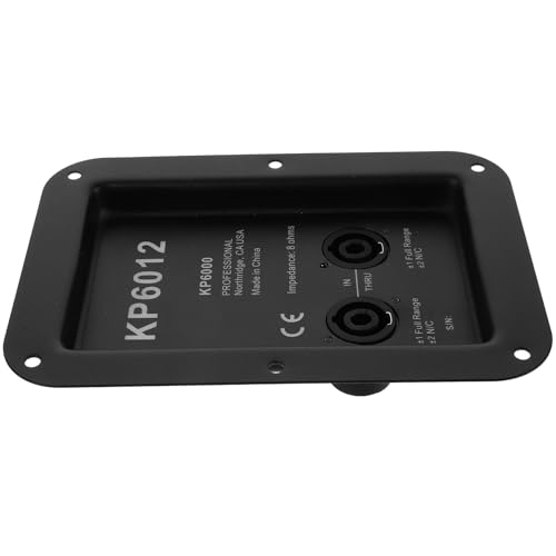 Boîte de jonction métallique légère pour haut-parleur avec connecteur haute performance
