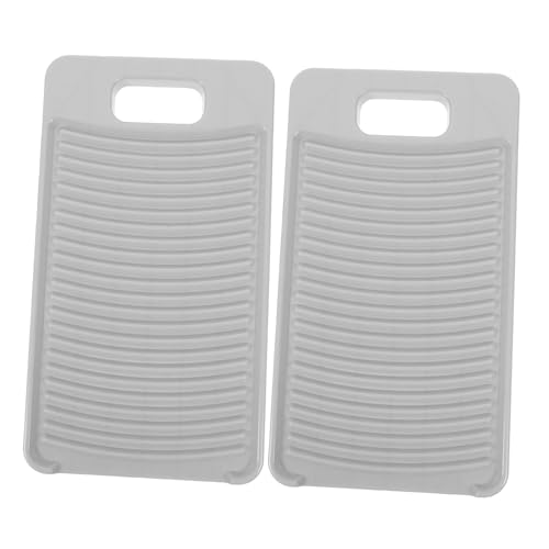 LOEFLIFA 2個ミニ洗濯板 手洗い用たわし板 家用衣類洗浄ボード 靴下や小物洗いに適したコンパクト設計 滑り止め付きで安定使用 収納便利な付き