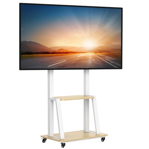 ORMGZIN erX^hLX^[t 32-75C`t,ړtvX^h43 50 55 58 60 65 70^\ ^er VESA200x200-600x400mm,ω׏d50KG tv cart stand Itؐ
