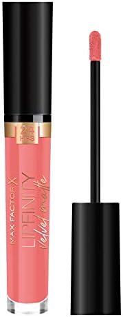 Max Factor, Rossetto Matte Liquido Lipfinity Velvet, Idratante, Waterproof e No Transfer, 30 cool Coral