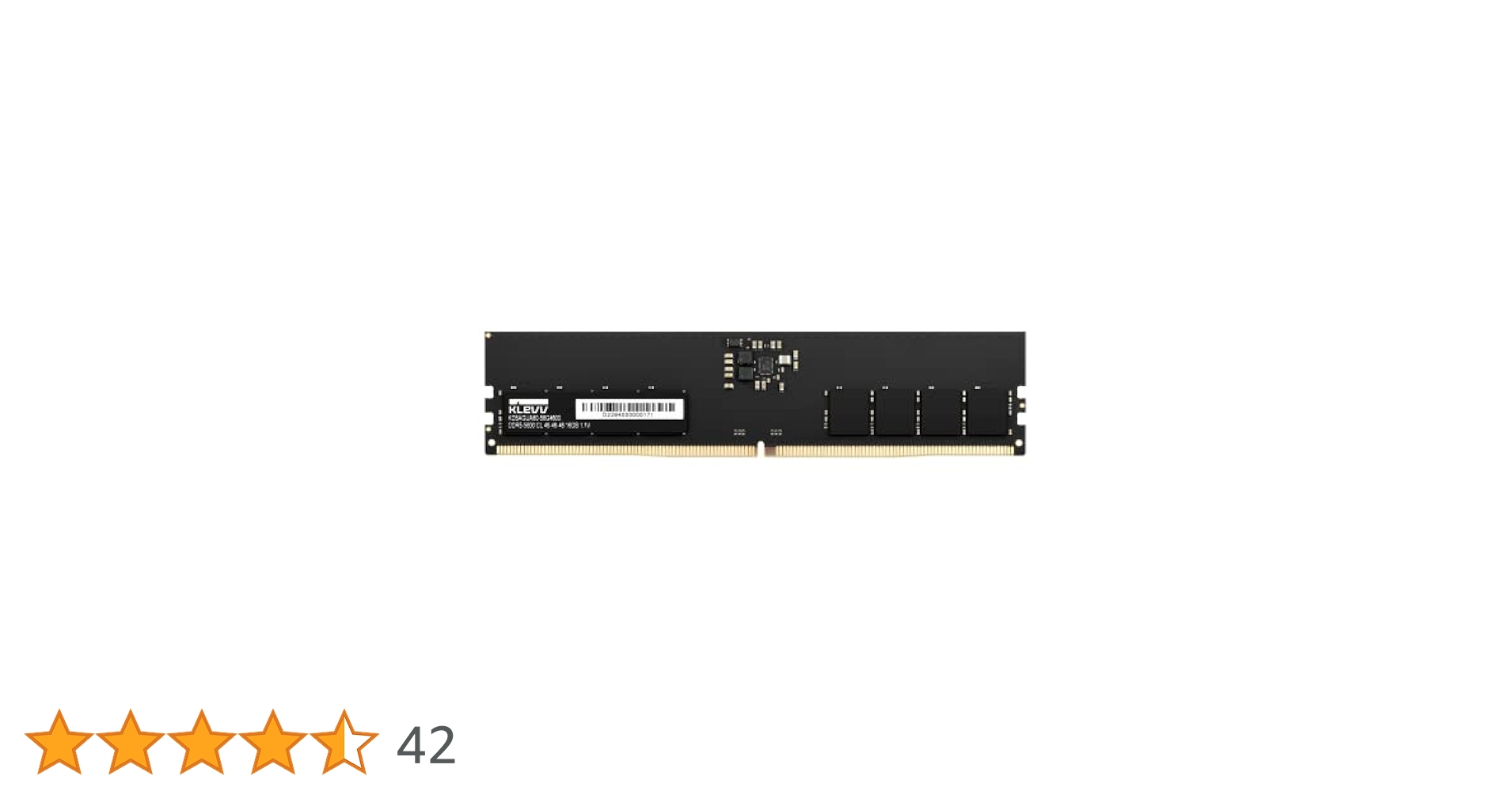 Amazon.co.jp: KLEVV DDR5 32GB (1x32GB) 5600MHz CL46 UDIMM SK