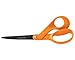 Produktbild Fiskars Schere mit gebogenem Griff, antihaftbeschichtet, für Rechtshänder, 20,3 cm, Orange