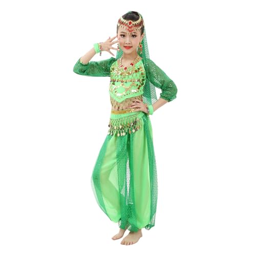 Disfraz carnaval ropa de baile india infantil con costuras suaves que no pican