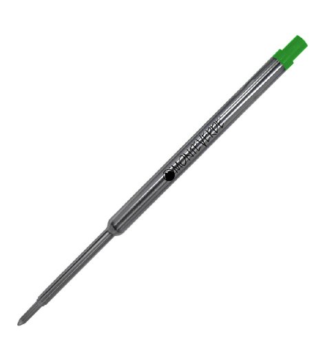 Recharges Waterman Monteverde à pointe moyenne pour un tracé vert fluide