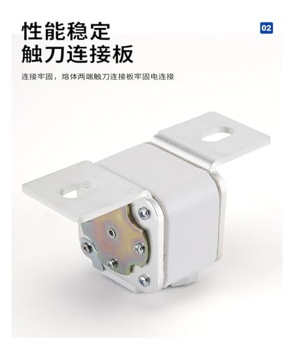 Fusible rapide DC250V évite la surchauffe des semi-conducteurs L104NK