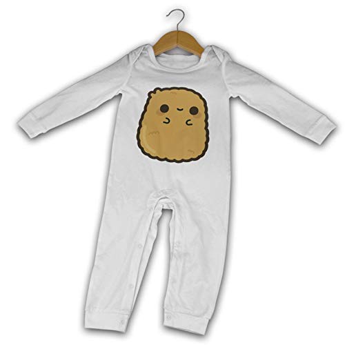 Nugget de Pollo Lindo Verano de Manga Larga niñas niños bebé Mameluco de algodón recién Nacido Mono bebé Pijama
