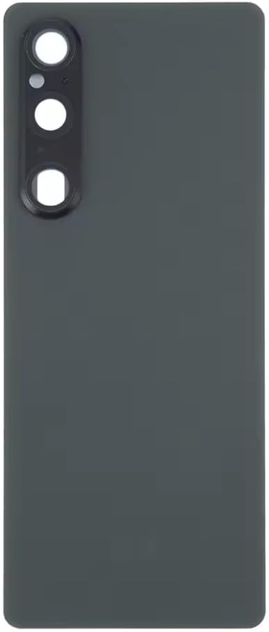 Compatible Rear Glass Panel for Sony Xperia 1 V Model XQ-AD72 – Battery Door Back Cover, Battery Back Cover Housing Replacement Part (White)