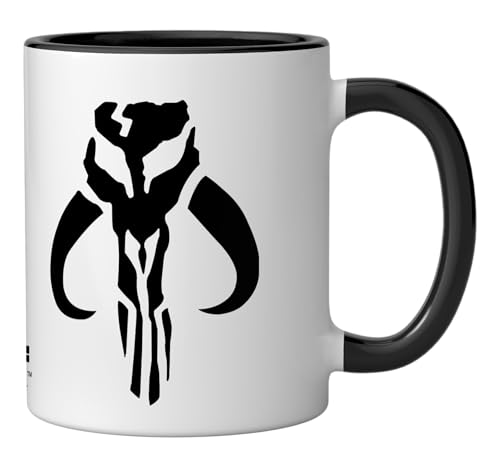 Taza cerámica Star Wars Mandalorian logo mythosaur 11 oz miniatura 2