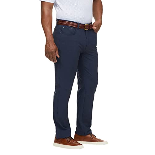 Greg Norman ML75 Performance Men's Pant |5 Pocket Pant Performance Pant|ML75 Luxury Microfiber - Dark Blue 34W X 29L3