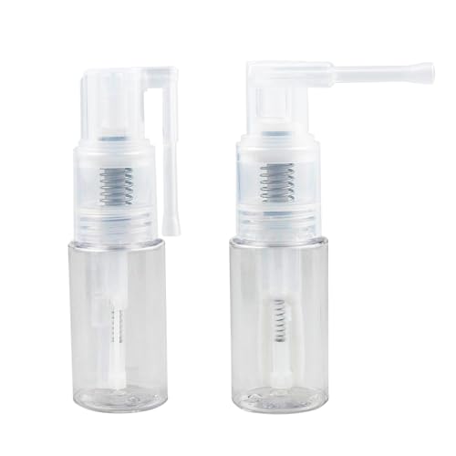 Image of 2 Pcs Glitter Duster Sprayer, Clear Craft Glitter Spray Bottle, Multi-Purpose Empty Plastic Spray Bottle Portable 35ml Bottle for Craft Scrapbooking Card Making