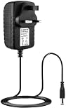 Sfunpu 12V 2A Power Supply Adapter, AC/DC Converter Adapter Driver Transformer UK Plug 5.5 x 2.5mm(Compatible with 5.5 x 2.1mm) for LED light CCTV Camera