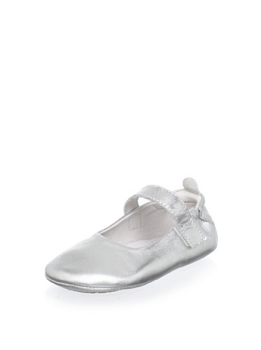 Old Soles Kid's Gabrielle Mary Jane, Silver Leather, 21 M EU/5 M US Toddler