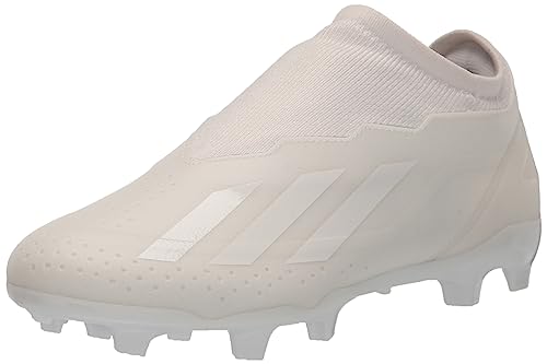 adidas unisex-adult X Crazyfast.3 Firm Ground White/White/White 7
