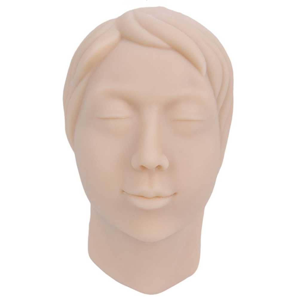 Tête en silicone pour injections médicales tissu osseux simulé mannequin formation esthétique