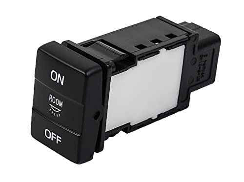 Cartist トヨタ ハイエース 200系 ルームランプスイッチ LEDスイッチ 純正風スイッチ HIACE 200 4型 S-GL DX?准 H25.12~ ON/OFF スイッチ LEDランプ付き イルミネーション 純正交換 カスタムパーツ インテリ