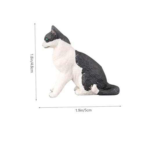 Figurines chat réalistes collection de 10 statuettes décoratives robustes
