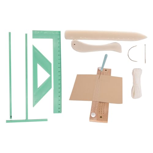 Juego de reparación de libros, herramientas de encuadernación hechas a mano, kit de costura de papel para estudiantes, profesores, manualidades, restaurar diarios antiguos, cuadernos, carpetas de